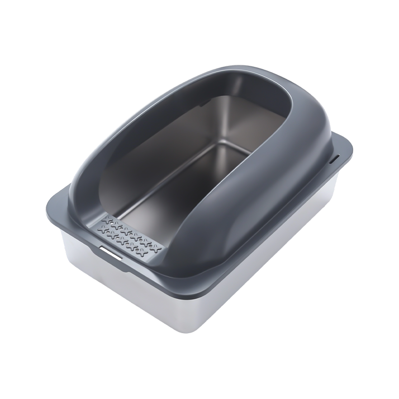 Poluzatvorena velika zadebljana kutija za mačji pijesak